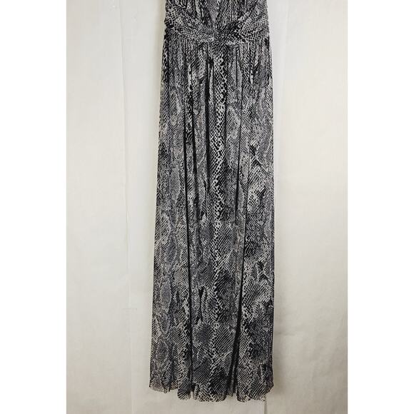 Express snakeskin print halter maxi dress Size small Maximal Classic Edgy - Picture 5 of 10